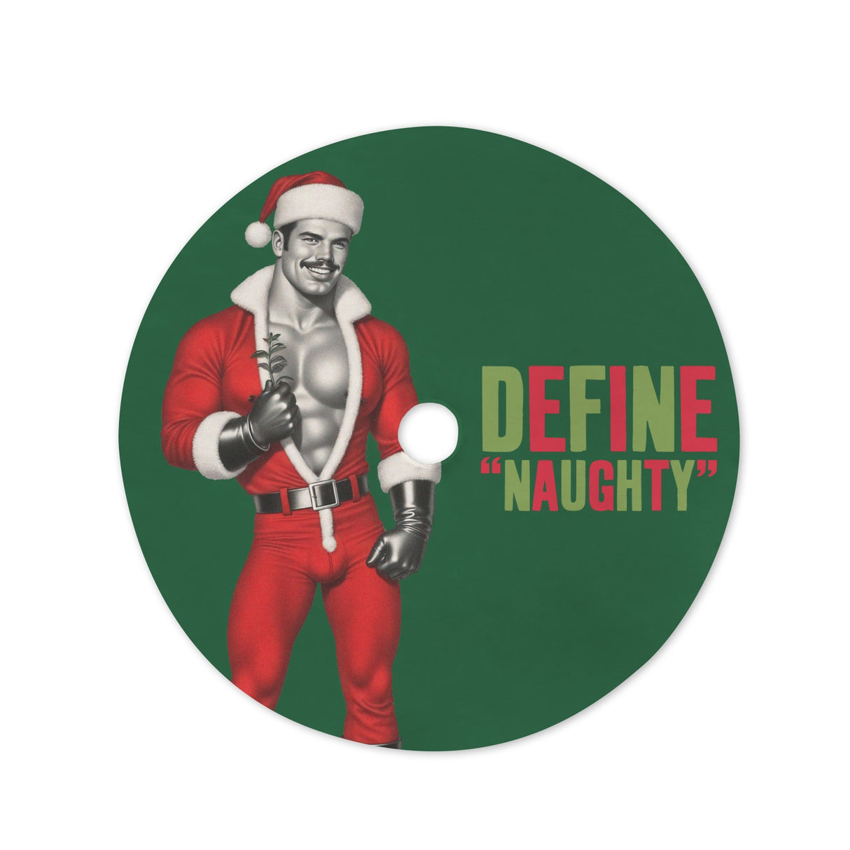 Define Naughty (Tree Skirt)-Tree Skirts-Swish Embassy