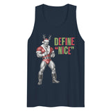 Define Nice (Tank top)-Christmas Tank Tops-Swish Embassy
