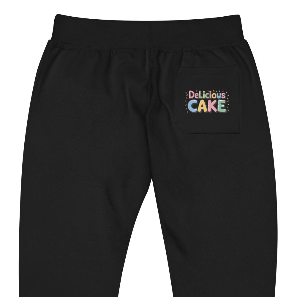 Delicious Cake (Pocket Print Sweatpants)-Sweatpants-Swish Embassy