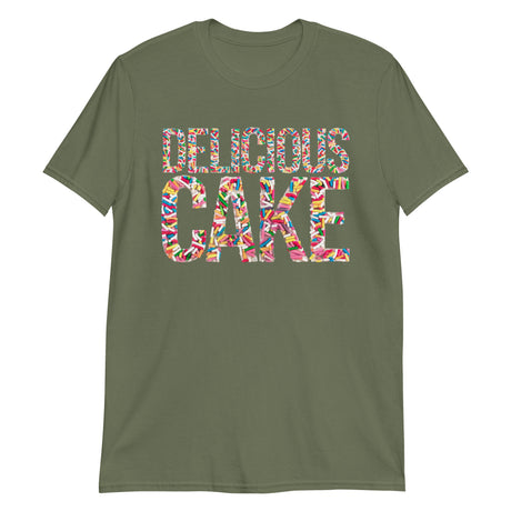 Delicious Cake (Text Shirt)-Text Shirt-Swish Embassy