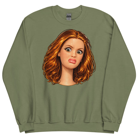 Disgusted Doll (Sweatshirt)-Sweatshirt-Swish Embassy