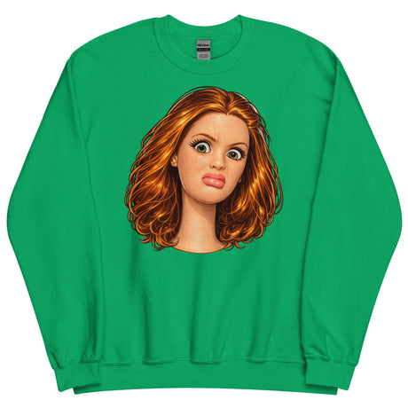 Disgusted Doll (Sweatshirt)-Sweatshirt-Swish Embassy