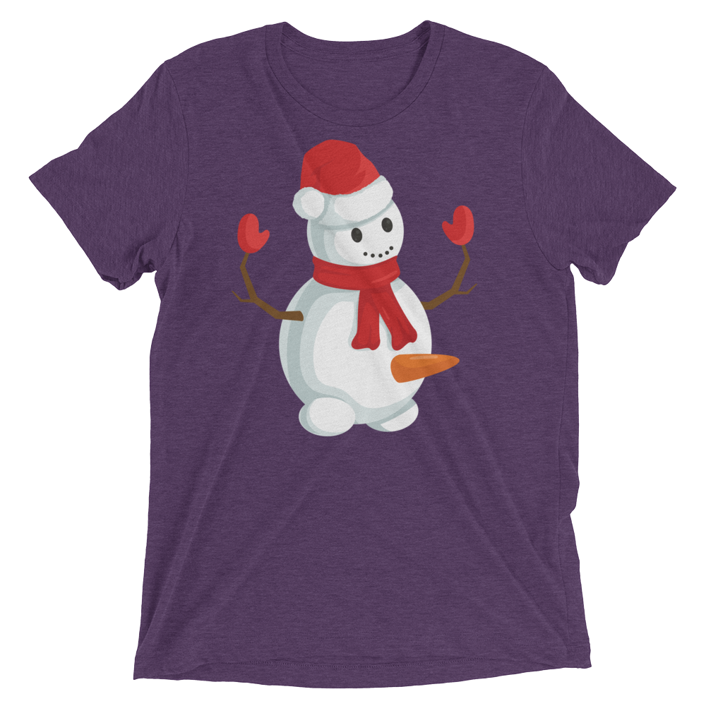 Do You Wanna Build A Snowman? (Triblend)-Triblend T-Shirt-Swish Embassy