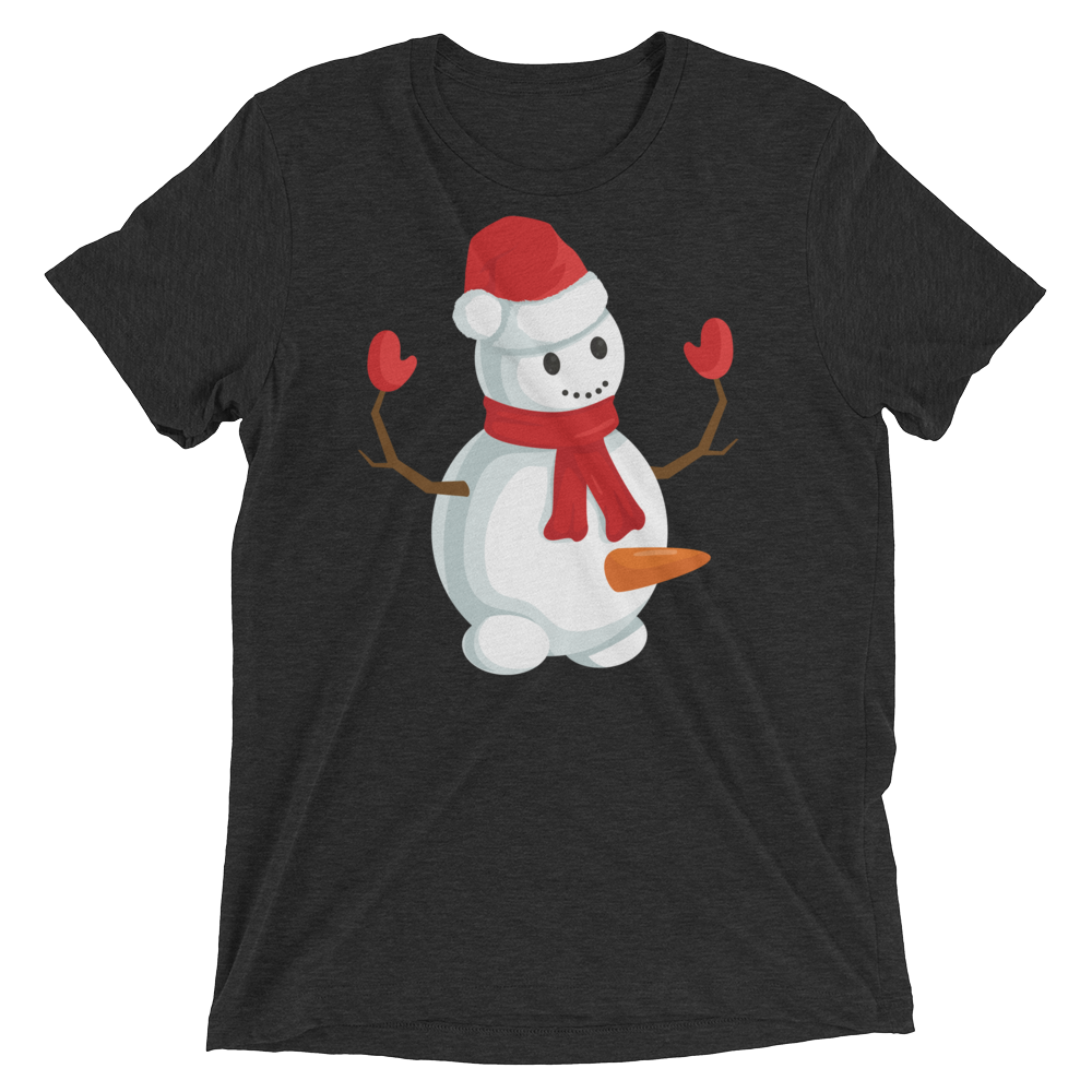 Do You Wanna Build A Snowman? (Triblend)-Triblend T-Shirt-Swish Embassy