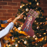 Dom Top Elf (Sequin Christmas Stocking)-Christmas Stockings-Swish Embassy