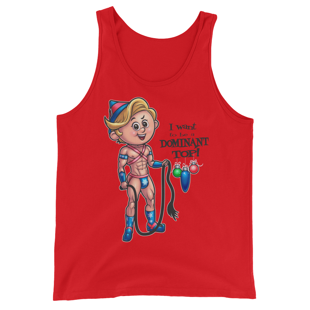 Dom Top Elf (Tank Top)-Christmas Tanks-Swish Embassy