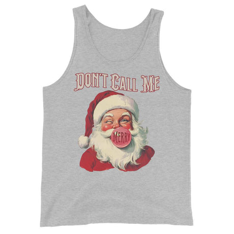 Don't Call Me Merry (Tank Top)-Christmas Tanks-Swish Embassy