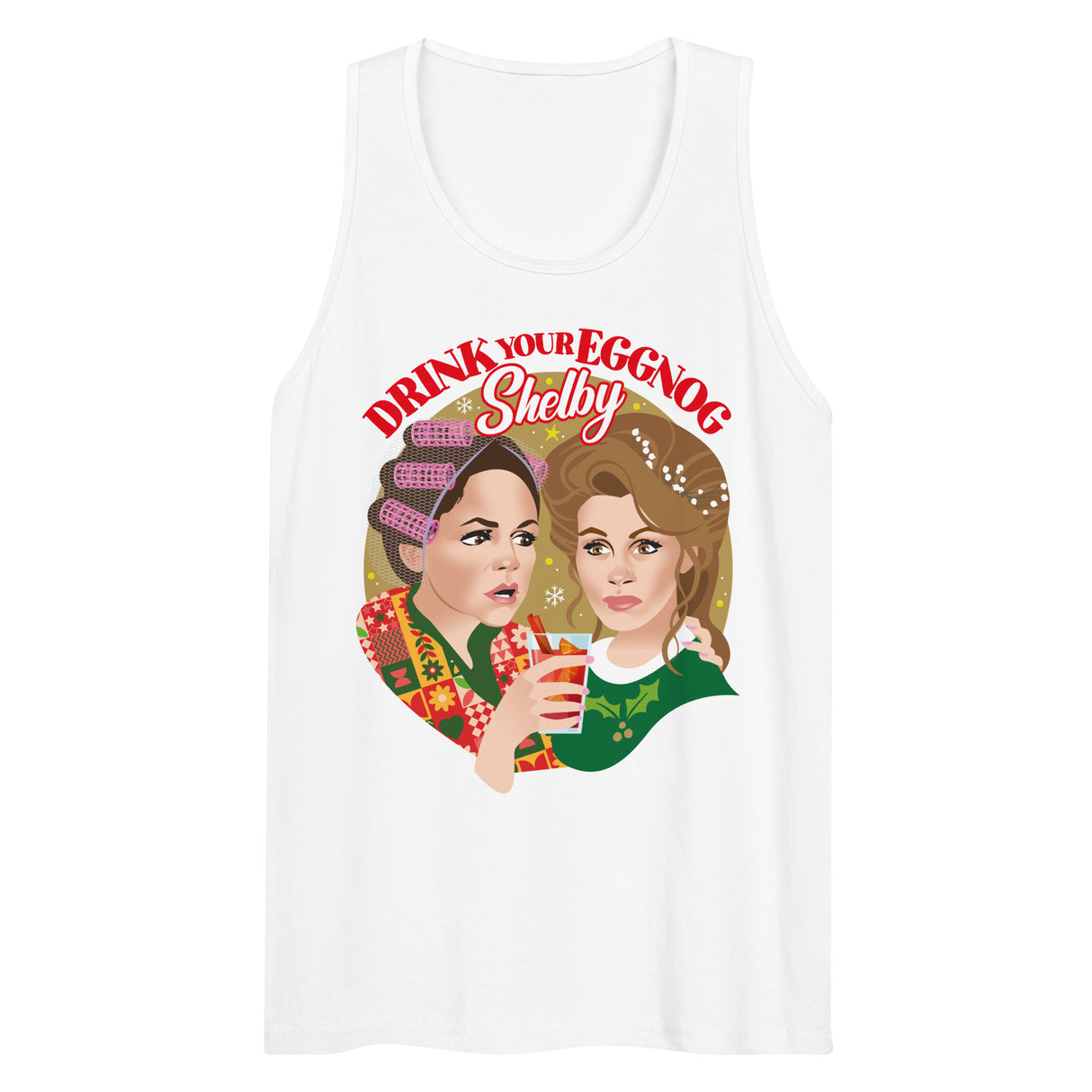 Drink Your Eggnog Shelby (Tank Top)-Tank Top-Swish Embassy