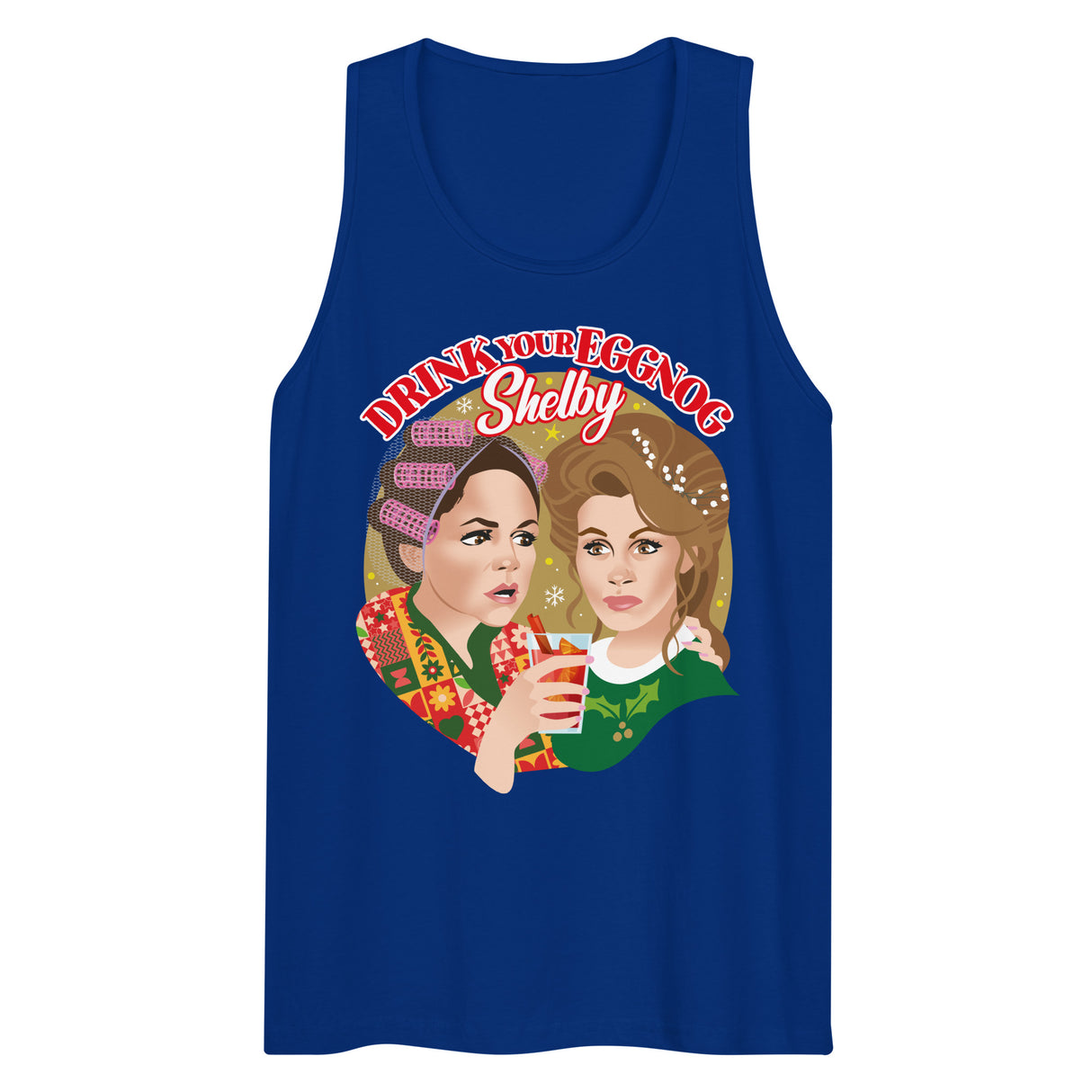 Drink Your Eggnog Shelby (Tank Top)-Tank Top-Swish Embassy