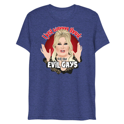 Evil Gays (Triblend)-Triblend T-Shirt-Swish Embassy