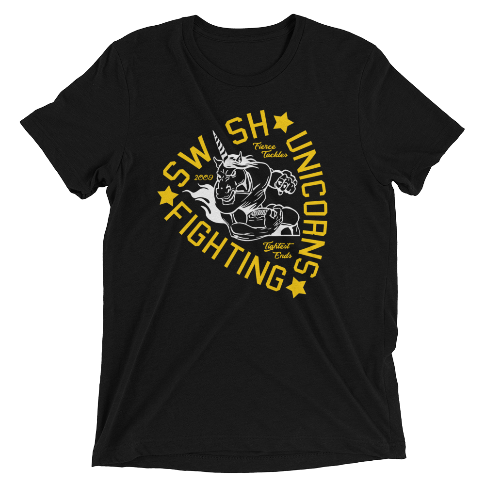 FIghting Unicorns (Triblend)-Triblend T-Shirt-Swish Embassy