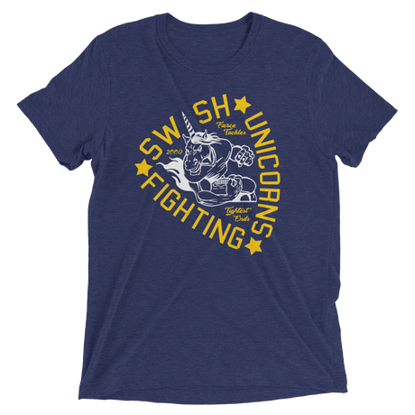 FIghting Unicorns (Triblend)-Triblend T-Shirt-Swish Embassy