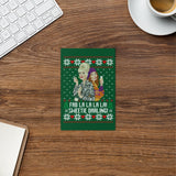 Fab La La La La (Greeting card)-Christmas Card-Swish Embassy