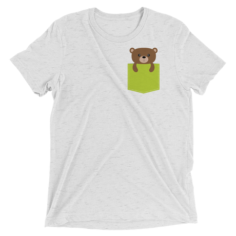 Faux Pocket Bear (Triblend)-Triblend T-Shirt-Swish Embassy