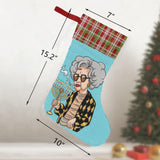 Festival of Lights (Sequin Christmas Stocking)-Christmas Stockings-Swish Embassy