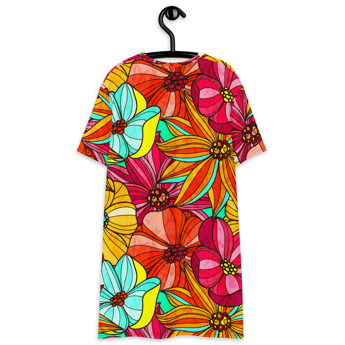 Festive Flowers (Kaftan Shirt)-Kaftan Shirt-Swish Embassy