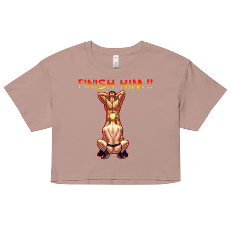 Finish Him (Crop Top)-Crop Top-Swish Embassy