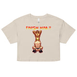 Finish Him (Crop Top)-Crop Top-Swish Embassy