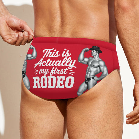 First Rodeo (Swim Briefs)-Swim Briefs-Swish Embassy