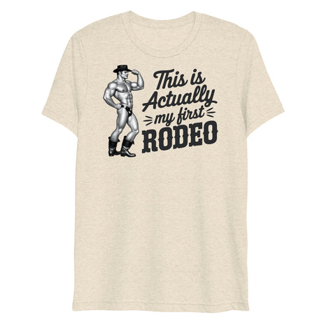 First Rodeo (Triblend)-Triblend T-Shirt-Swish Embassy