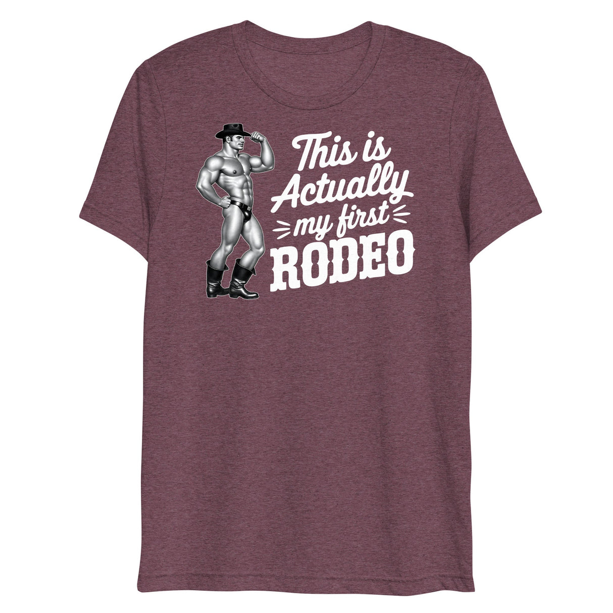 First Rodeo (Triblend)-Triblend T-Shirt-Swish Embassy