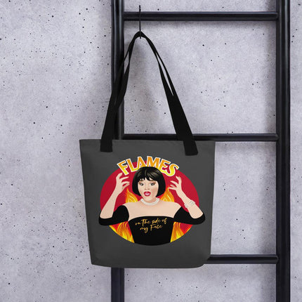 Flames (Tote bag)-Bags-Swish Embassy