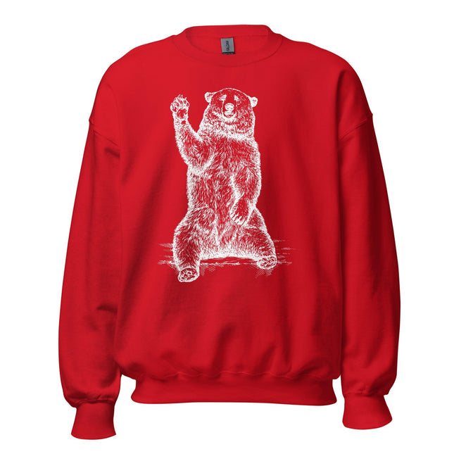 Friendly Bear (Sweatshirt)-Sweatshirt-Swish Embassy