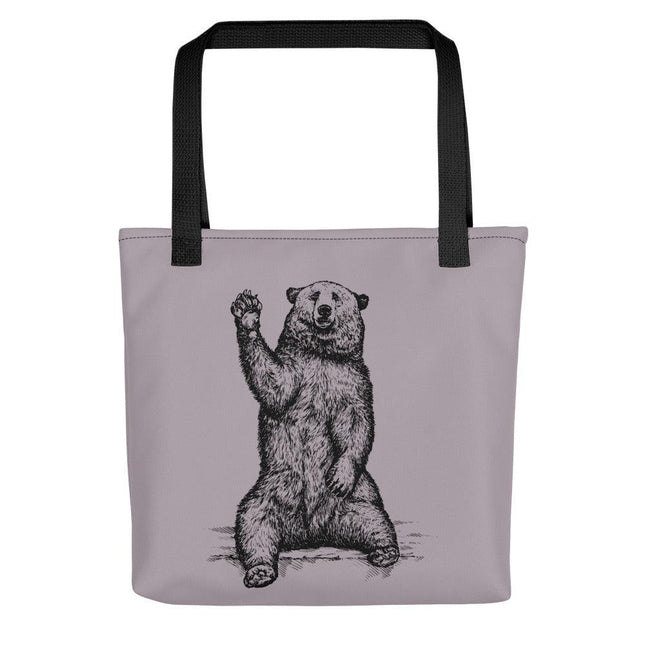 Friendly Bear (Tote bag)-Bags-Swish Embassy