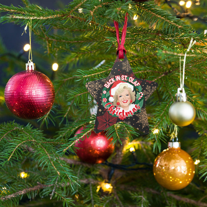 GG Back in St Olaf (Ornament/Fridge Magnet)-Wood Ornament-Swish Embassy