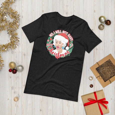 GG No I will not have a merry Xmas!-Christmas T-Shirts-Swish Embassy