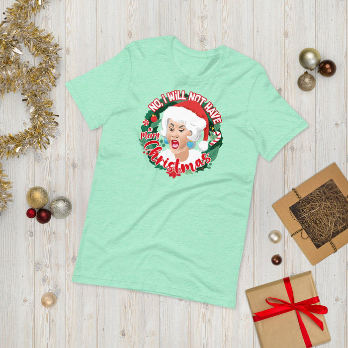 GG No I will not have a merry Xmas!-Christmas T-Shirts-Swish Embassy