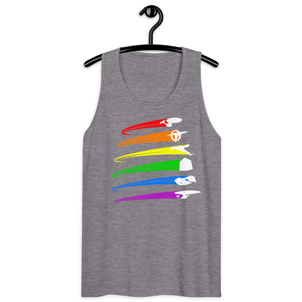 Pride Unisex Printed Tank Top, white