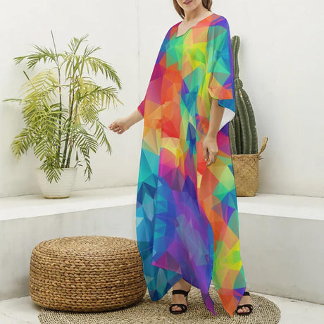 Geometric Pride (Kaftan)-Kaftan-Swish Embassy