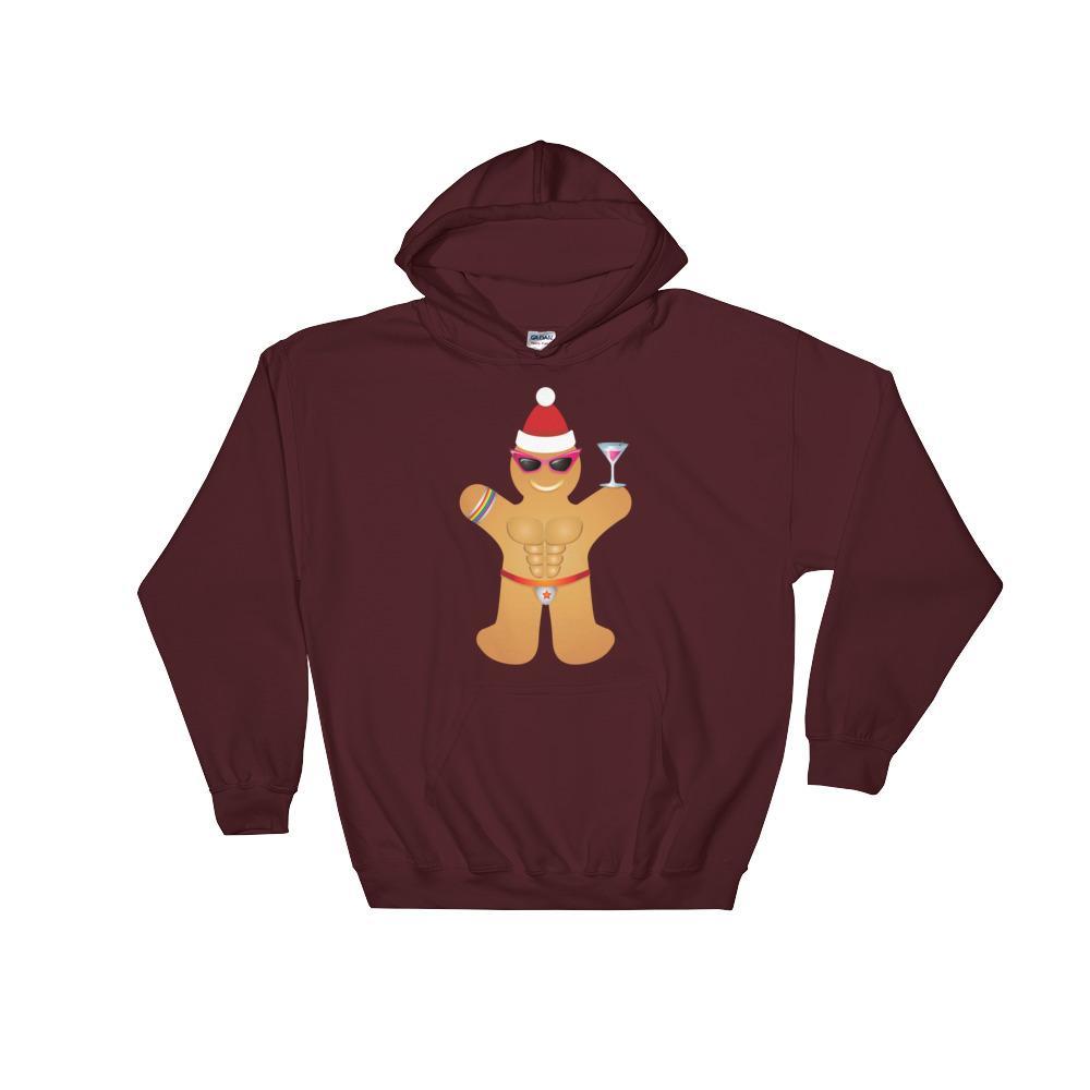 Gingerbread Circuit Man (Hoodie)-Hoodie-Swish Embassy