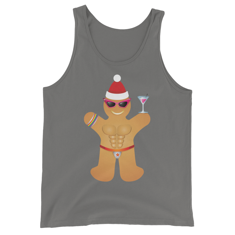 Gingerbread Circuit Man (Tank Top)-Christmas Tanks-Swish Embassy