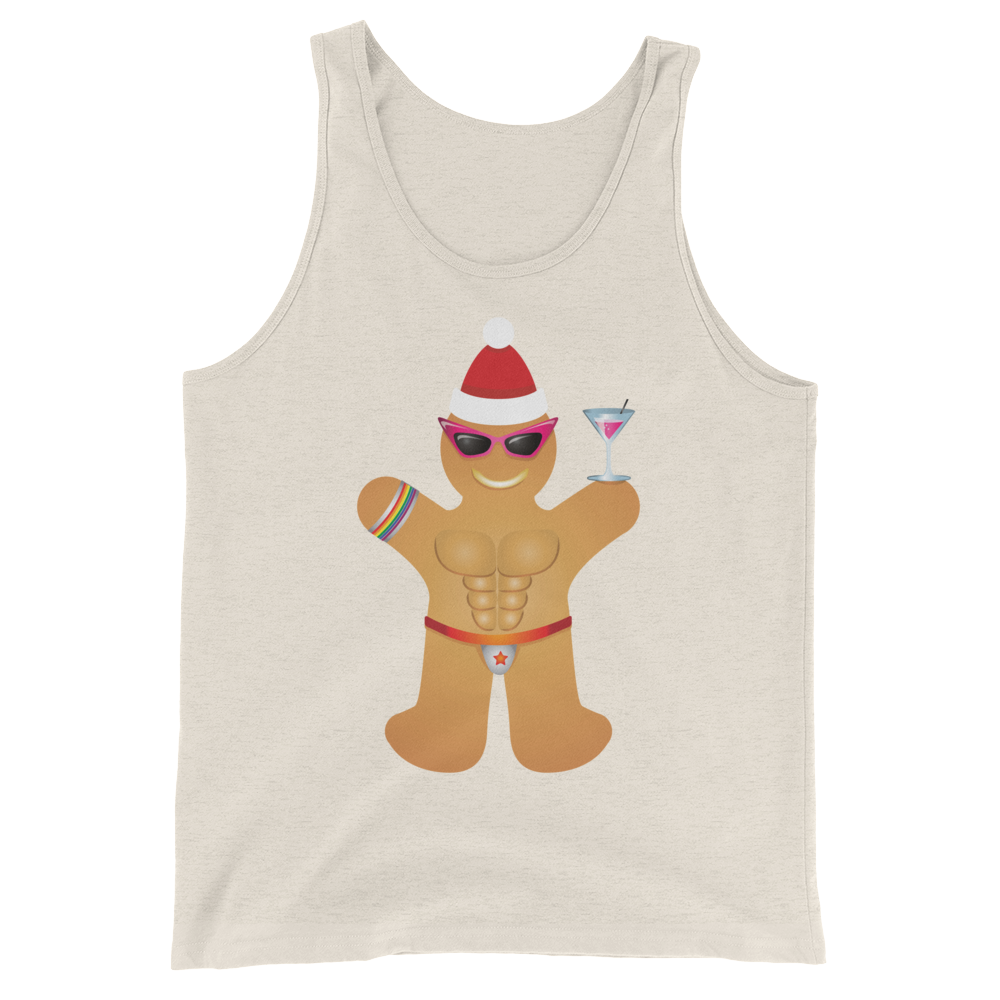 Gingerbread Circuit Man (Tank Top)-Tank Top-Swish Embassy