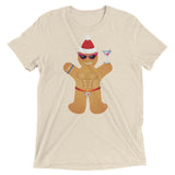 Gingerbread Circuit Man (Triblend)-Triblend T-Shirt-Swish Embassy