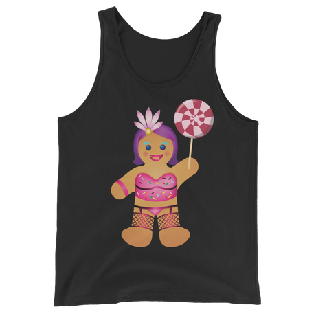 Gingerbread Drag Queen (Tank Top)-Christmas Tanks-Swish Embassy