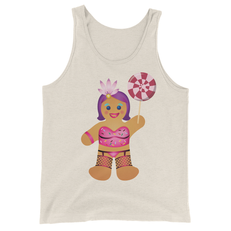 Gingerbread Drag Queen (Tank Top)-Christmas Tanks-Swish Embassy