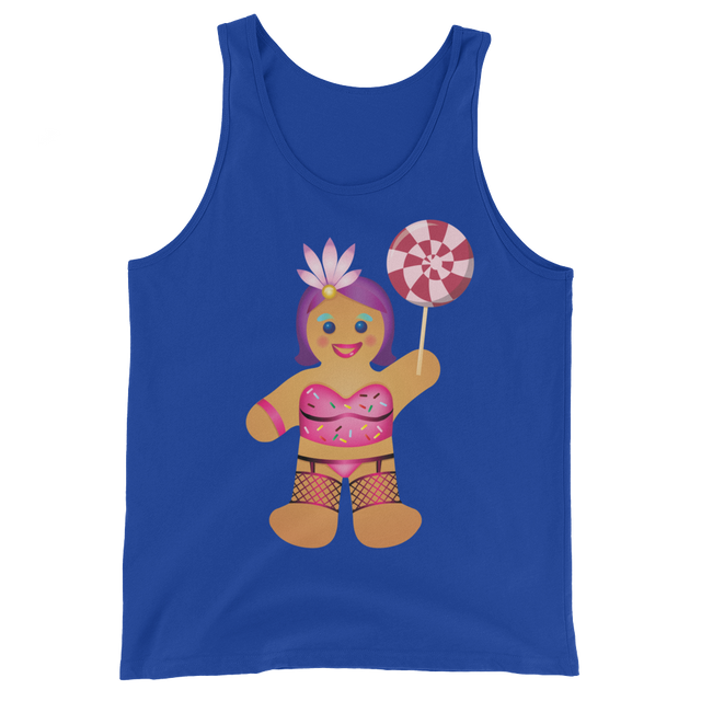 Gingerbread Drag Queen (Tank Top)-Christmas Tanks-Swish Embassy