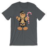 Gingerbread Leather Man-Christmas T-Shirts-Swish Embassy