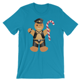 Gingerbread Leather Man-Christmas T-Shirts-Swish Embassy