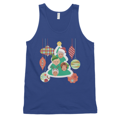 Golden Christmas (Tank Top)-Christmas Tank Tops-Swish Embassy