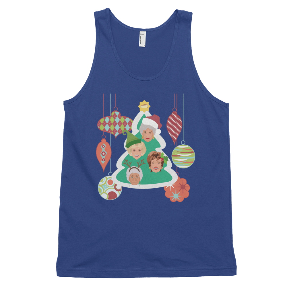 Golden Christmas (Tank Top)-Christmas Tanks-Swish Embassy