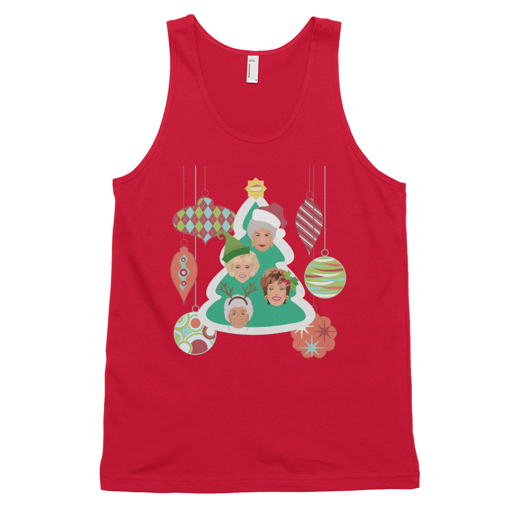 Golden Christmas (Tank Top)-Christmas Tanks-Swish Embassy