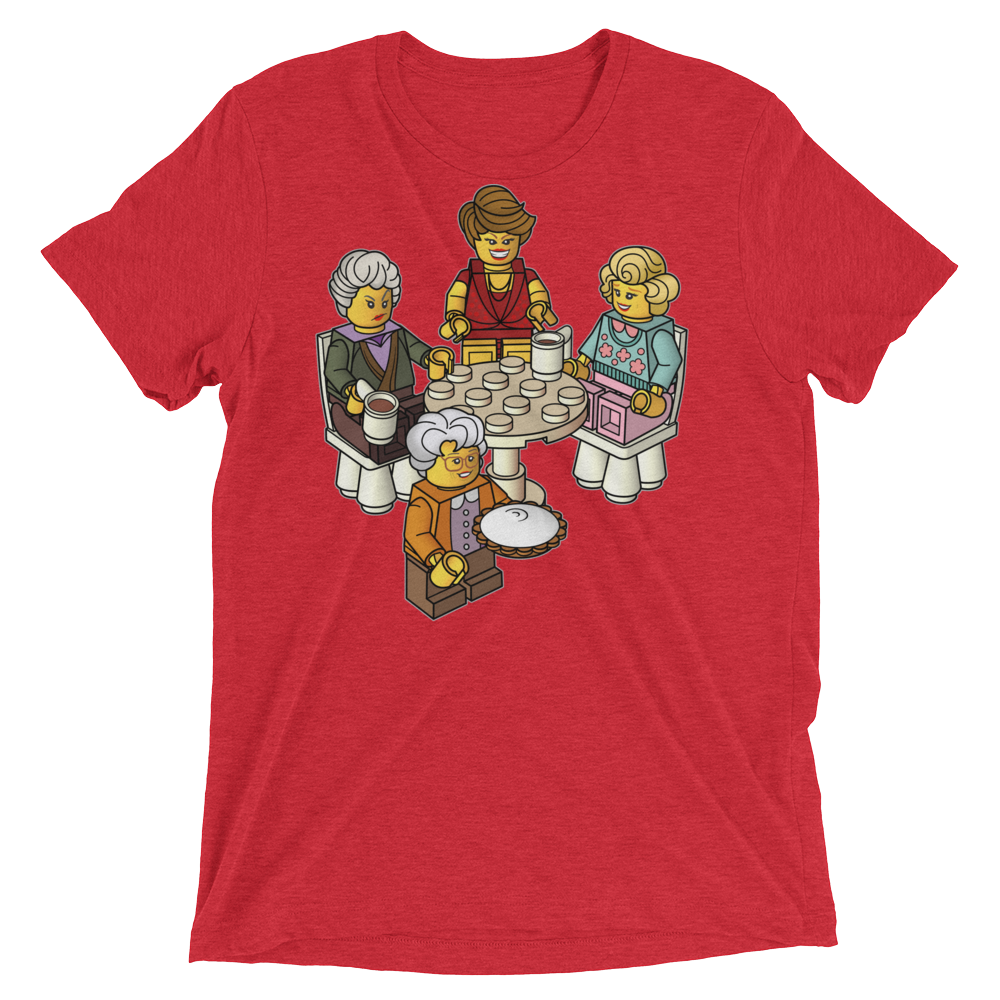 Golden Girls Blocks (Triblend)-Triblend T-Shirt-Swish Embassy