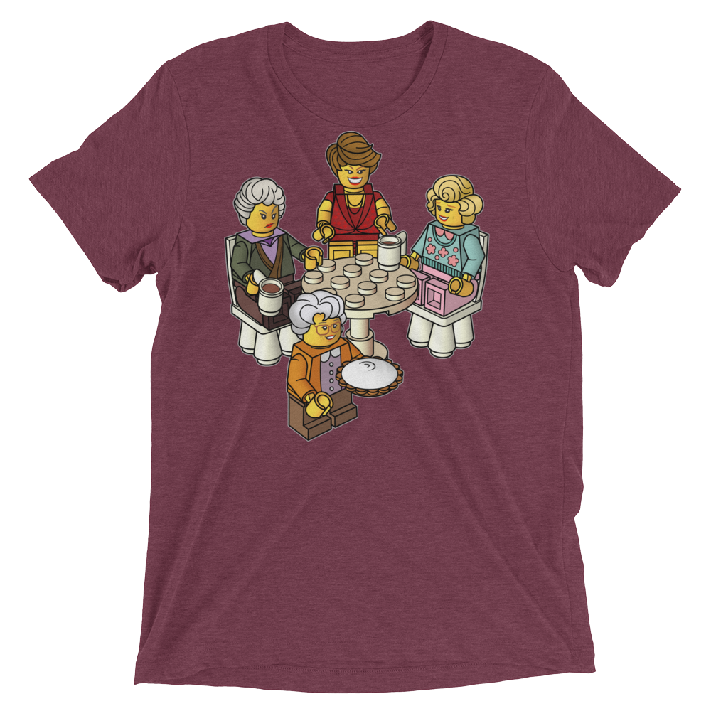 Golden Girls Blocks (Triblend)-Triblend T-Shirt-Swish Embassy