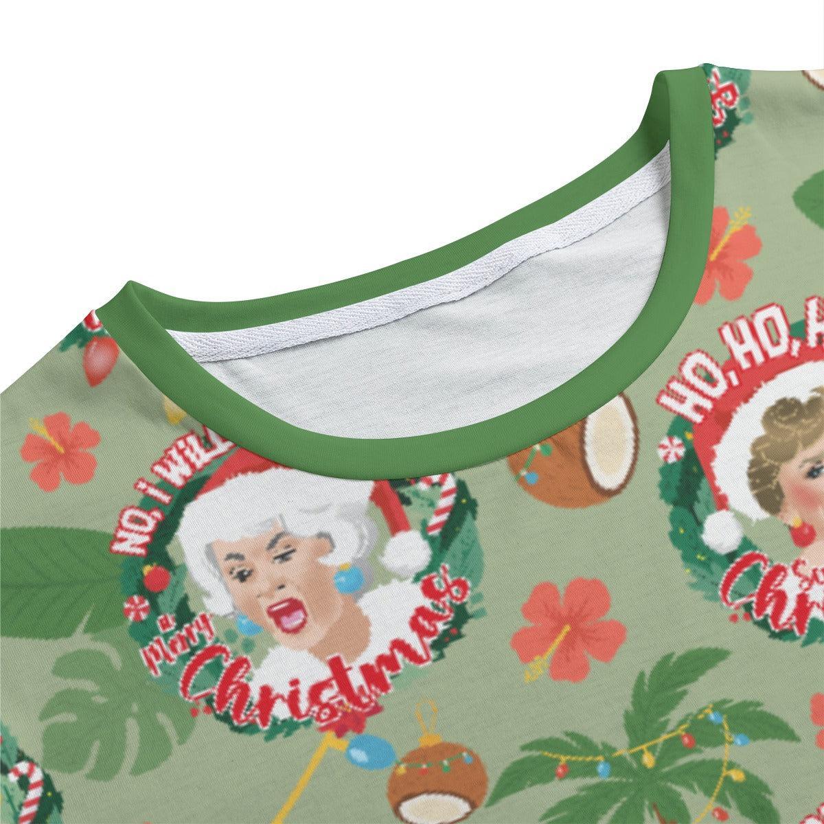 Golden XMas (Allover T-Shirt)-Allover T-Shirt-Swish Embassy