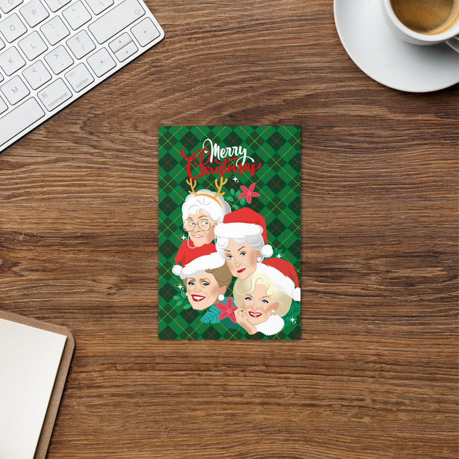 Greeting Girls (Greeting card)-Christmas Card-Swish Embassy