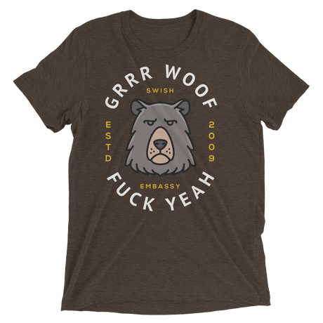 Grrr Woof (Triblend)-Triblend T-Shirt-Swish Embassy